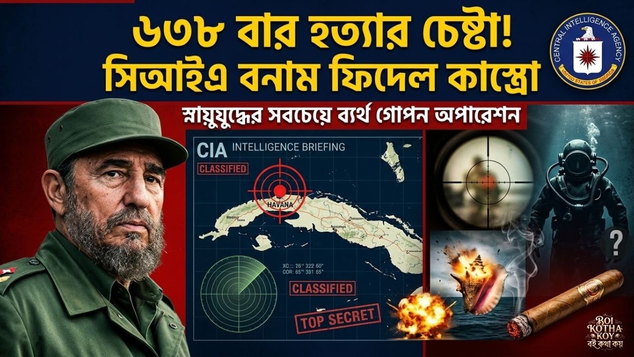 CIA কেন ৬৩৮ বার চেষ্টা করেও ফিদেল কাস্ত্রোকে হত্যা করতে পারেনি?
