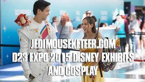 D23 Expo 2015: Disney Exhibits and Cosplay