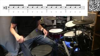 Single stroke roll accent exercise