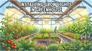 Installing Vivosun Grow Lights in my Greenhouse