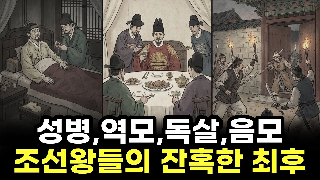 조선왕들의 사망 원인 총정리 | 독살·질병·정변, 왕들의 마지막 기록