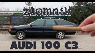 Złomnik: Audi 100 C3 „Cygaro” [nalepki ZAWSZEGRATEM]