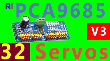 Controlling 32 Servo Using  PCA9685 and Arduino: V3 - RJT249