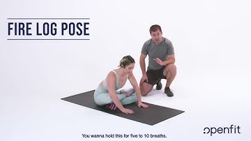 How to Do the Fire Log Pose [Double Pigeon Pose Tutorial]