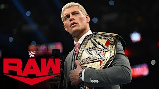 Cody Rhodes relives his journey to the Undisputed WWE Universal Title: Raw highlights, April 8, 2024