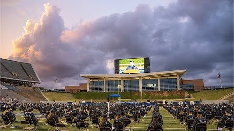 Commencement Ceremony for Class of 2020 Undergraduates