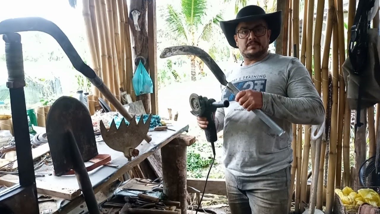 como afiar ferramentas de trabalhar com bananas