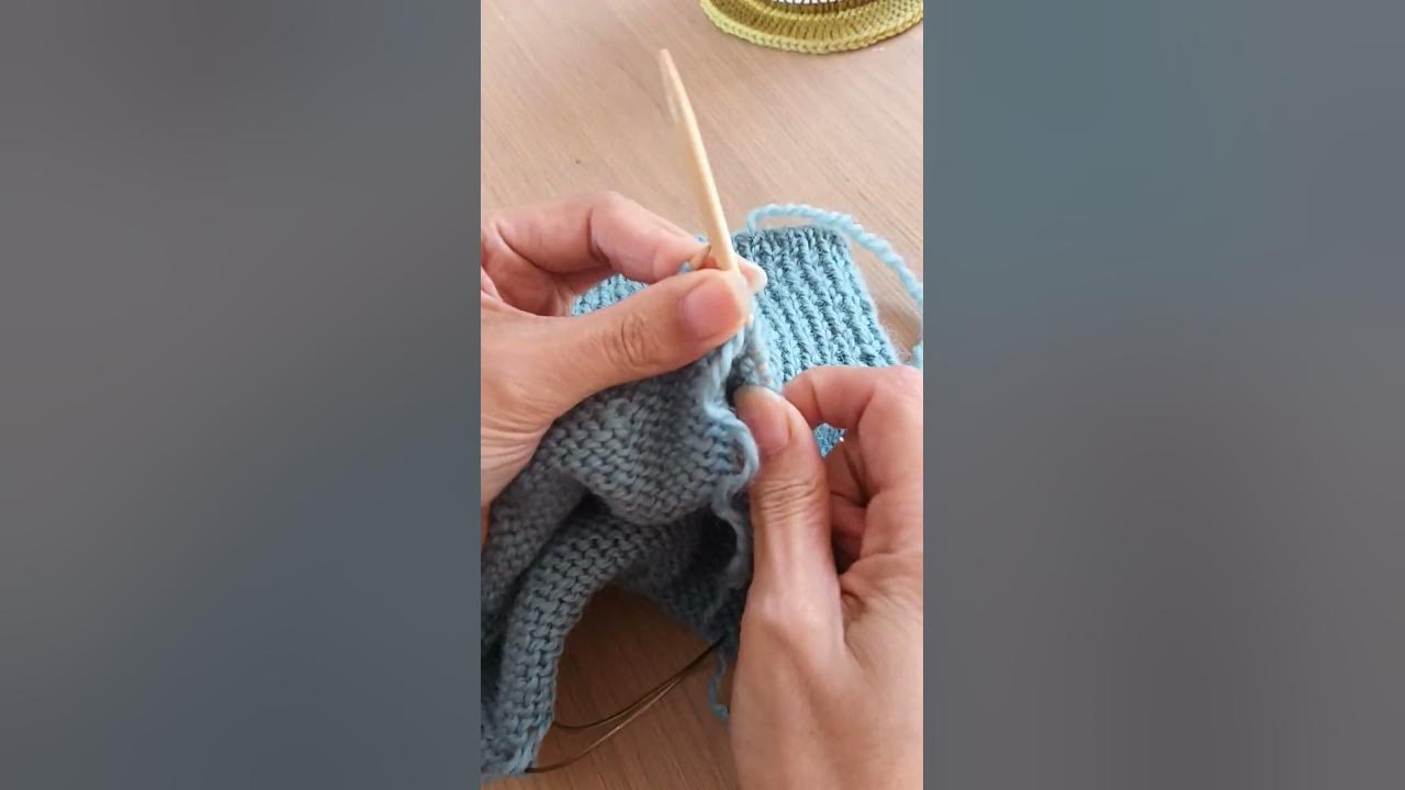 How to knit Ruke cast off in the round jogless start YouTube