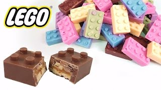 How to Make LEGO CHOCO BAR ! Lego Block Chocolate l Satisfying Video