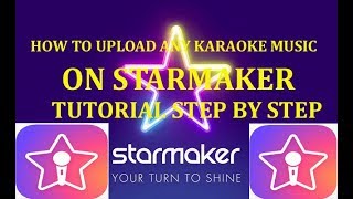 How To Upload Karaoke Music On Starmaker screenshot 2