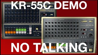 KR 55C RHYTHM Cherry Audio NO TALKING SOUNDS DEMO