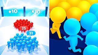 LOOKING GOOD Crowd Runner Vs Count Master 3D🟣🔴🟠Max Update Walkthrough Gameplay BR11 screenshot 2