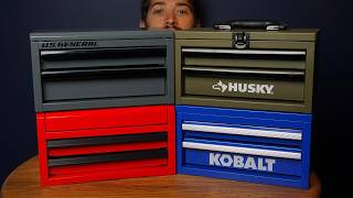 Mini Toolbox Showdown (US General, HyperTough, Husky, Kobalt)