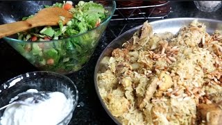 Easy quick Makloubeh recipe Cauliflower rice dish مقلوبة