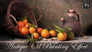 Photoshop: How to Create the ANTIQUE OIL PAINTING Effect. screenshot 2