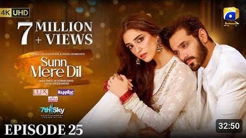 Sunn Mere Dil EP 25 [ Eng Sub]_Wahaj Ali_Maya Ali_30 December 2024_Har_pal Geo#sunnmeradil #wahajali