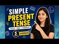 Simple Present Tense Full Explanation in Simple Hindi.#english #grammar #learning #trending