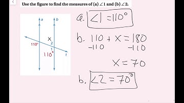 Parallel Lines, Transversals, and Angle Relationships (3.1 Big Ideas Math - Grade 8)