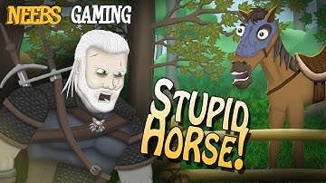 The Witcher 3: STUPID HORSE! A Neebs Gaming Original Cartoon