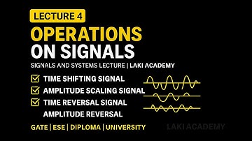 Signal System Operations | Time & Amplitude Shifting, Scaling, Reversal | Lecture 4
