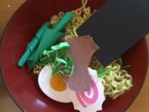 毛糸で ラーメン を作ろう おままごと 作り方 ごっこ遊び 食材 リアル 美味しそう ラーメン屋さん How To Make Ramen Of Wool Yarn 子ども 456 Youtube