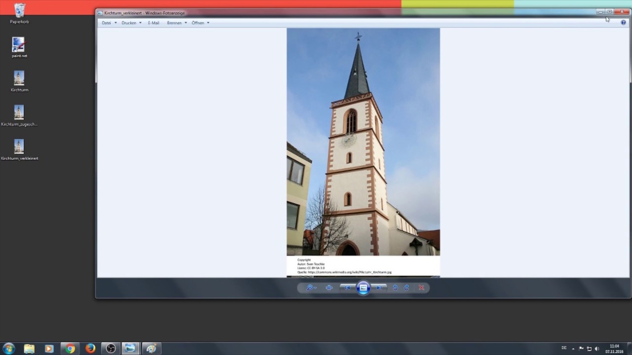 Bilder Zuschneiden Und Verkleinern Mit Paint Windows Youtube