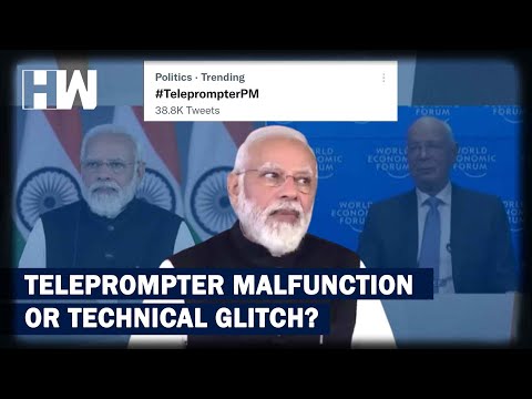 "TeleprompterPM" Trends After Alleged Teleprompter Failure During PM Modi's Speech At WEF Event