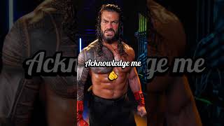 OTC says Acknowledge me 🫵🙏💯 #wwe #wweuniverse #otc #headofthetable #ai #usa