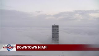 Heavy fog causes low visibility during morning commute