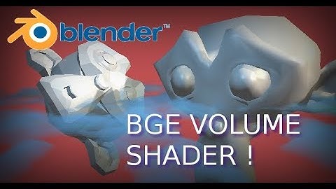 Blender Game Engine - Volume shader tutorial ! (nodes)