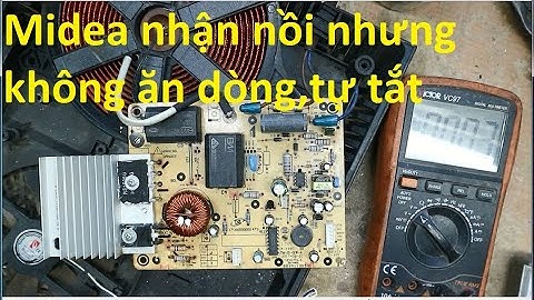 Bếp Midea bắt nồi rồi tắt nguồn