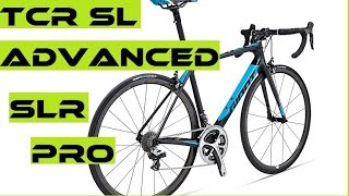 Giant COMPETITION Road Bikes Range: Alloy TCR SLR, Carbon TCR Advanced, Pro, SL. Buyers Guide