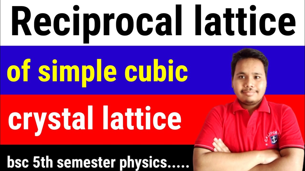 reciprocal lattice of simple cubic crystal lattice || reciprocal ...