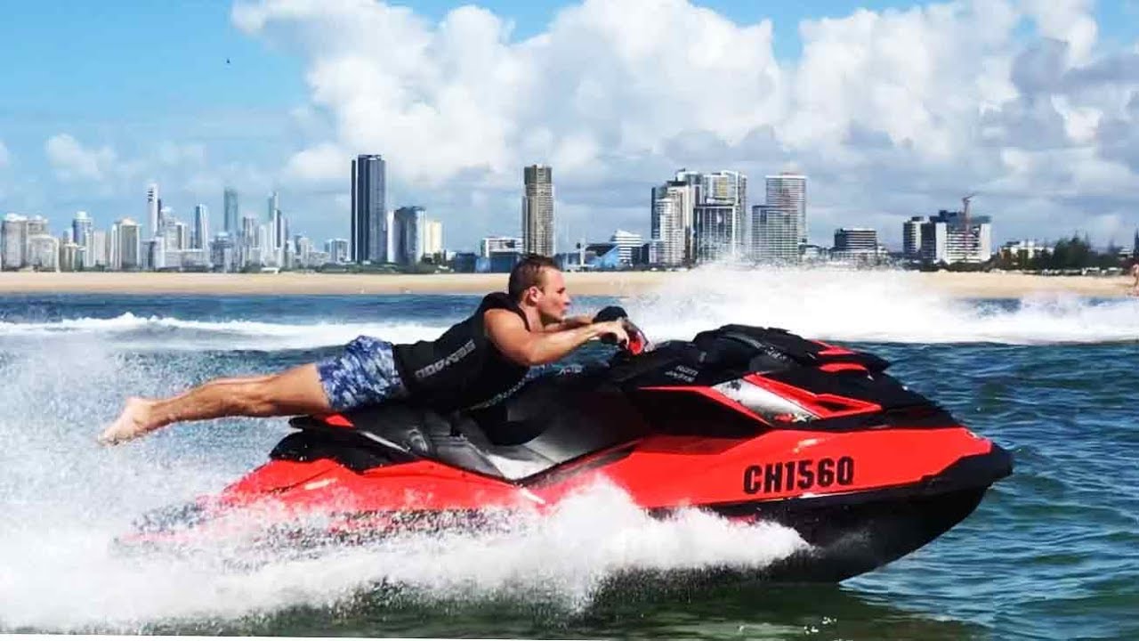 Taking the Jetski out! GOLD COAST YouTube