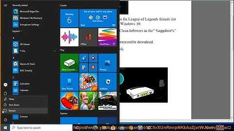 Fix League of Legends friends list and chat status not showing error in Windows 10