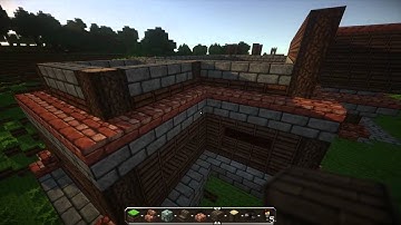 Minecraft Lets Build - Medieval Town - Part 2: Contemplation