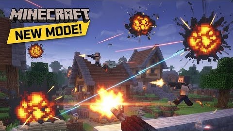 💥 NEW Minecraft GUN MODE?! Epic Weapons & TNT Rain!