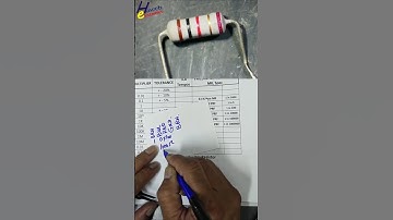 5 Band Resistor Code Explained: Brown Black Red Gold Brown 🔍 | Electronics #shorts