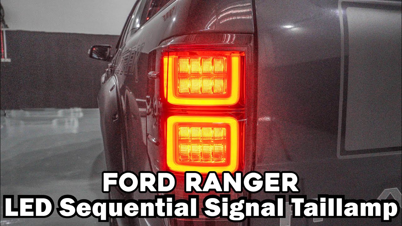 Ford ranger LED Sequential Signal Taillamp - YouTube