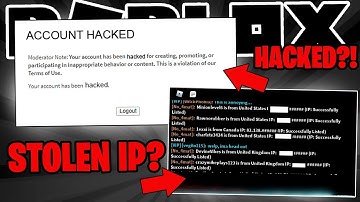 MY ROBLOX ACCOUNT HACKED?! NEW ROBLOX BOTS STEALING USER IP ADDRESSES?! (ROBLOX NEWS)
