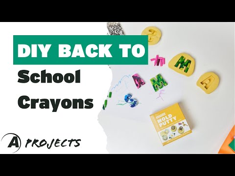 How To DIY Your Own Back To School Crayons | Alumilite