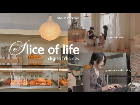 Slice Of Life 🥐post Internship, Cafe Hopping, New Laptop Ft. Asus