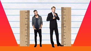 How Much Taller? - Liam Payne vs Conan O'Brien!