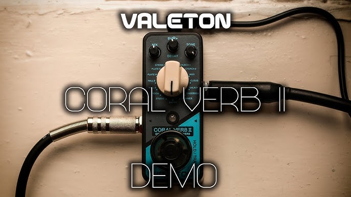 Valeton Coral Mdr Digital Chorus Modulation Delay Reverb Multi Effects  Pedal De Guitarra : : Instrumentos Musicais