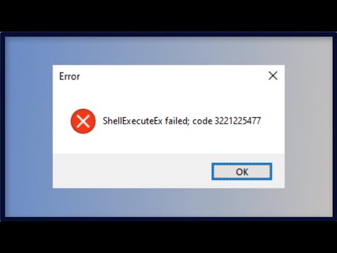 ShellExecuteEx Failed Code 3221225477