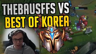 Thebausffs Against The Best of Korea  Deft | Pz Zzang | ZED99 | BEST RIVEN KR