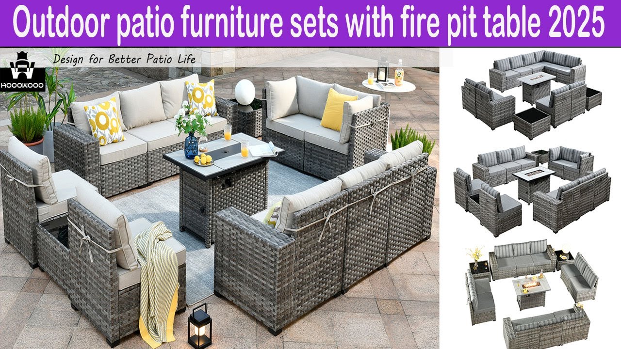 Get the Best Outdoor patio furniture sets with fire pit table: Unveiling Our Top 10 Choices!
