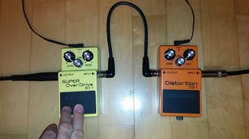 BOSS DS-1 Distortion and SD-1 Super Overdrive Quick Comparison by Damian Welka