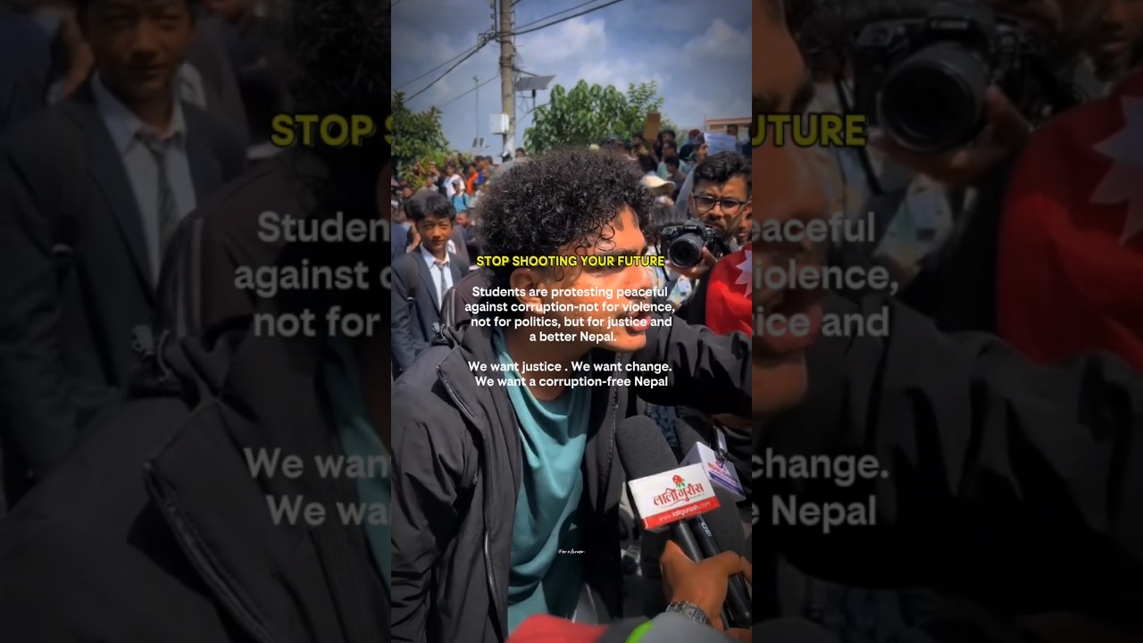 We want corruption free Nepal 