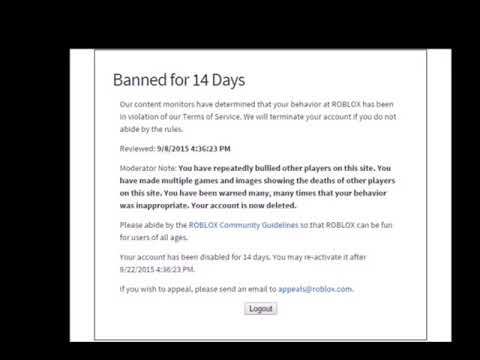 Kid Breaks Pc The 14 Days Roblox Ban Youtube - kid breaks pc the 14 days roblox ban youtube